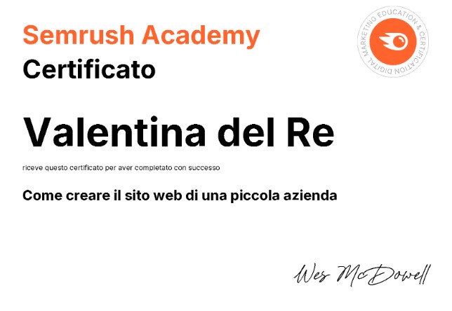 SemRush Web Creation
